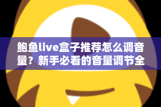 鲍鱼live盒子推荐怎么调音量？新手必看的音量调节全攻略与实用设置技巧