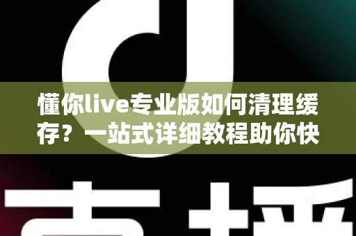 懂你live专业版如何清理缓存？一站式详细教程助你快速释放存储空间、提升直播流畅度