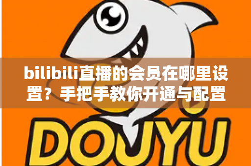 bilibili直播的会员在哪里设置？手把手教你开通与配置B站直播大航海会员功能全攻略