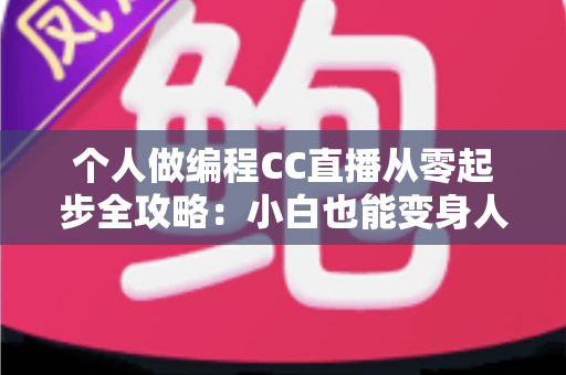 个人做编程CC直播从零起步全攻略:小白也能变身人气技术主播的实战指南 个人做编程CC直播从零起步全攻略:小白也能变身人气技术主播的实战指南
