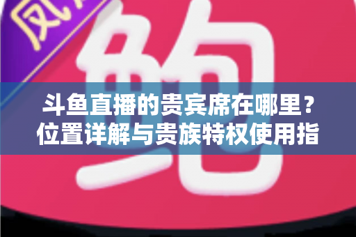 斗鱼直播的贵宾席在哪里？位置详解与贵族特权使用指南