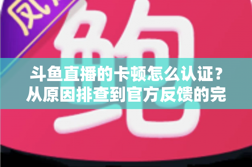 斗鱼直播的卡顿怎么认证？从原因排查到官方反馈的完整实用指南