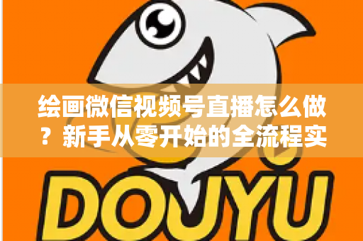 绘画微信视频号直播怎么做？新手从零开始的全流程实战指南