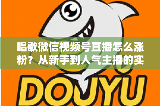 唱歌微信视频号直播怎么涨粉？从新手到人气主播的实战涨粉指南