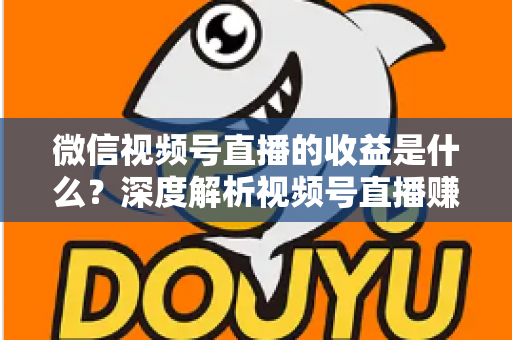 微信视频号直播的收益是什么？深度解析视频号直播赚钱渠道与变现技巧