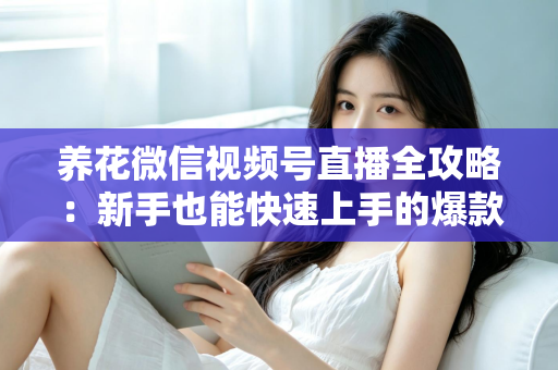 养花微信视频号直播全攻略：新手也能快速上手的爆款直播间打造指南