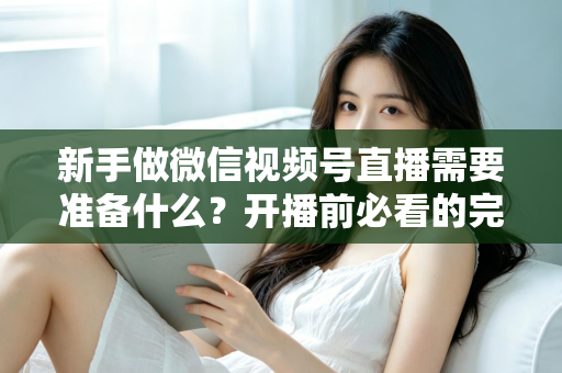 新手做微信视频号直播需要准备什么？开播前必看的完整准备清单与实战指南