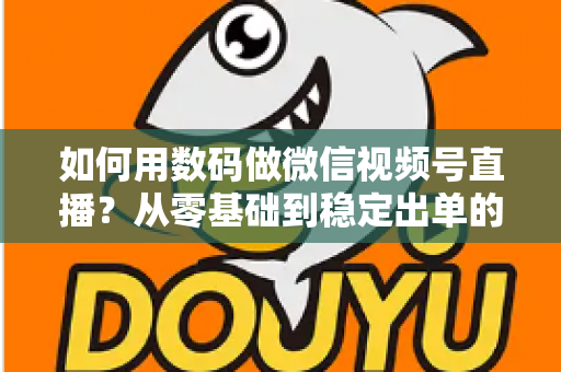 如何用数码做微信视频号直播？从零基础到稳定出单的全流程实战指南