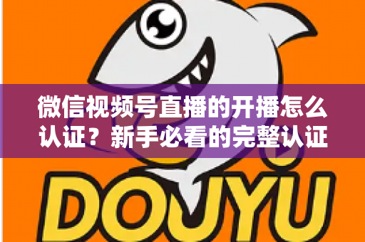 微信视频号直播的开播怎么认证？新手必看的完整认证流程与开播避坑指南