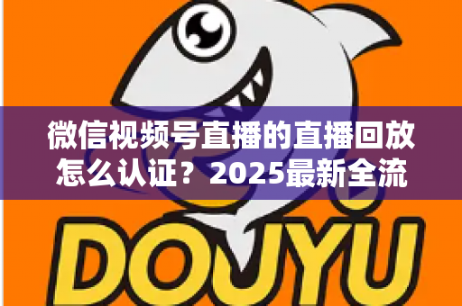 微信视频号直播的直播回放怎么认证？2025最新全流程认证指南与实操技巧详解