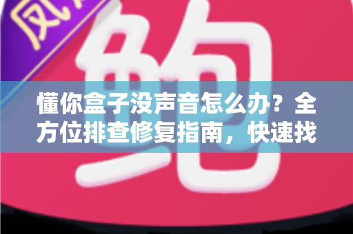 懂你盒子没声音怎么办?全方位排查修复指南,快速找回清晰音效 懂你盒子没声音怎么办?全方位排查修复指南,快速找回清晰音效